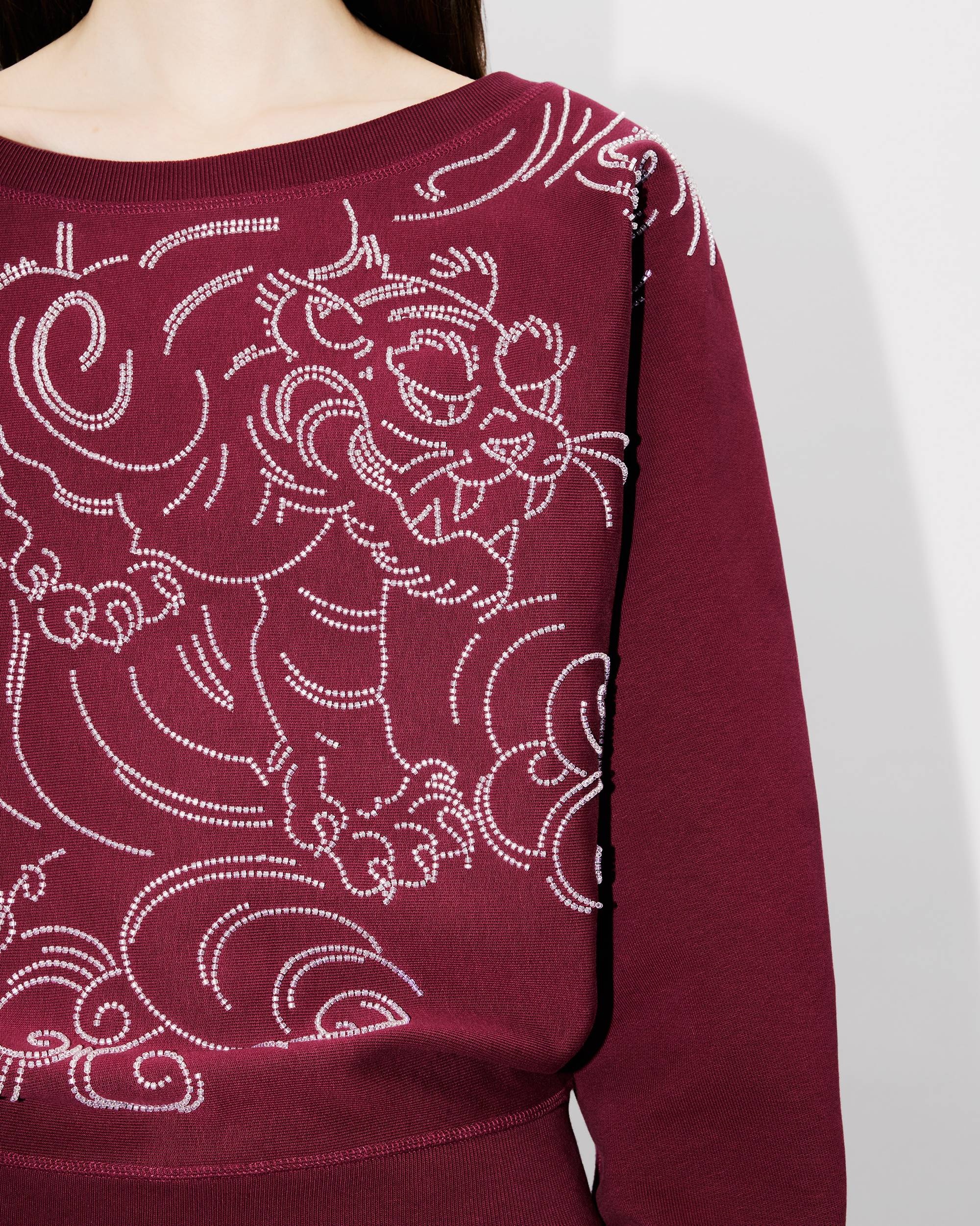 'KENZO Star Tiger' embroidered oversized batwing sweatshirt - 8