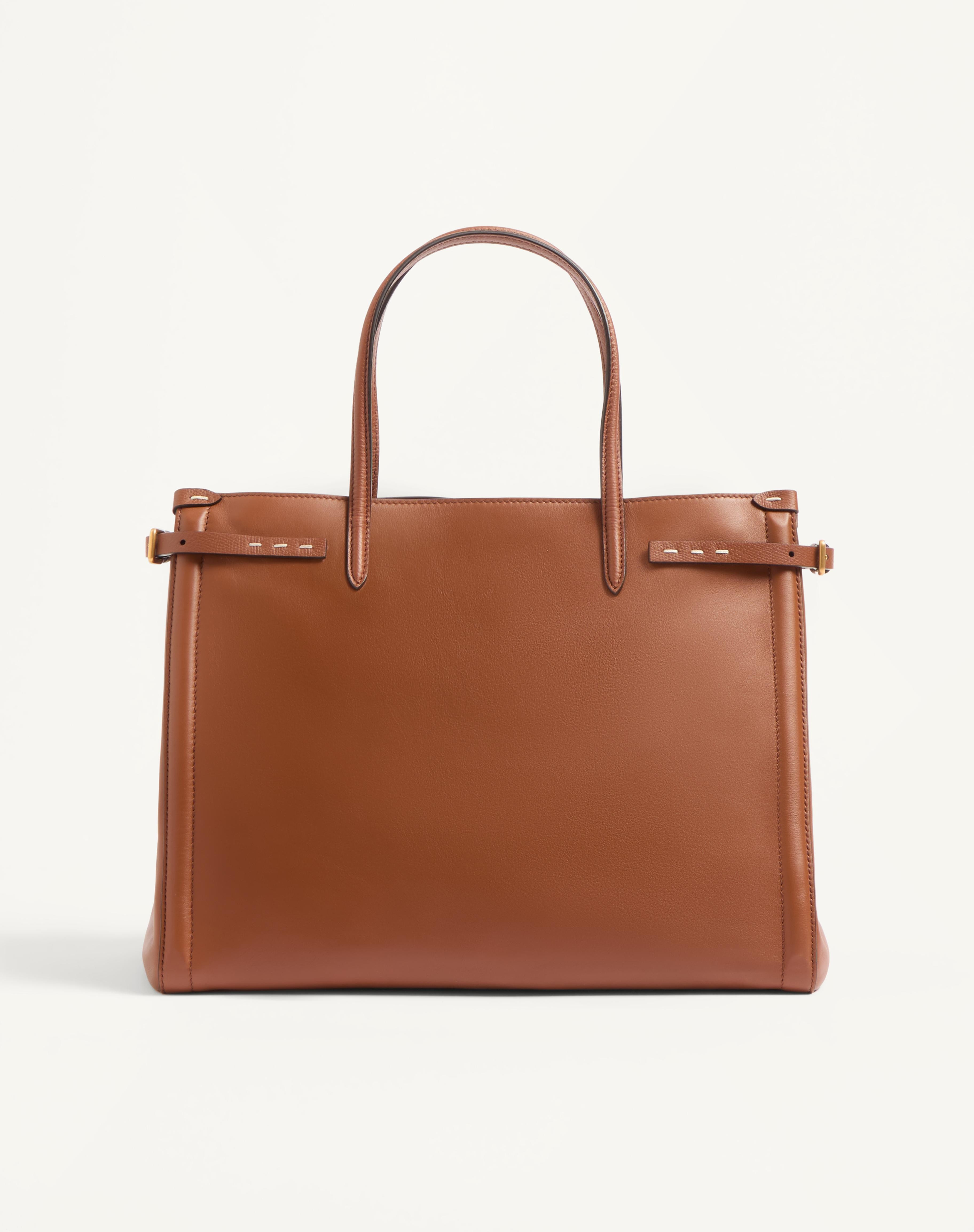 VALENTINO GARAVANI ANTIBES MEDIUM CALFSKIN SHOPPING BAG - 5