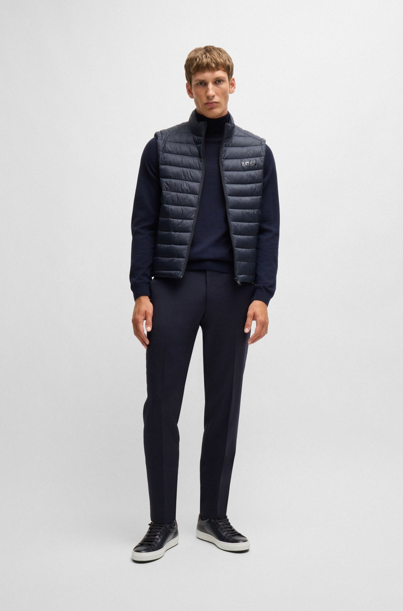 BOSS PACKABLE GILET WITH TONAL LOGO outlook