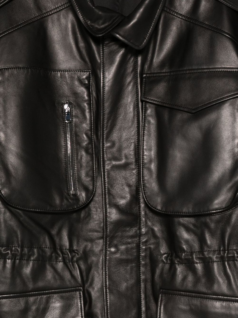 leather puffer jacket 3