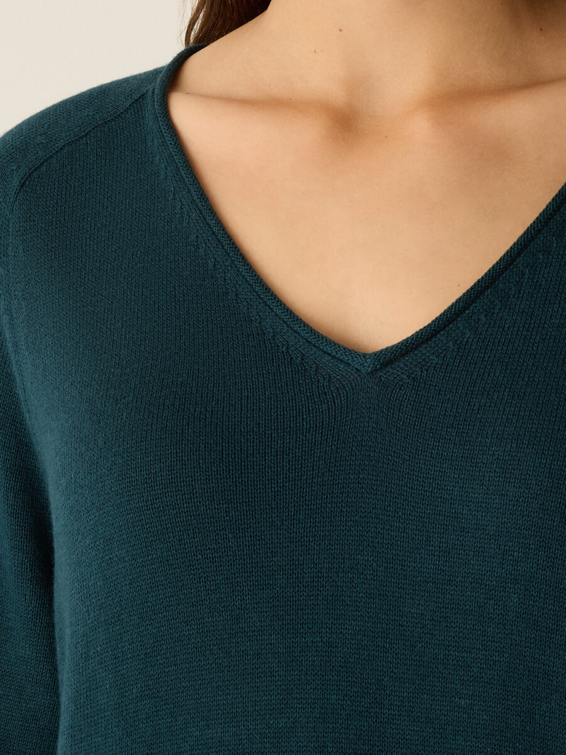 Peruvian Cotton Blend V-Neck Top 5