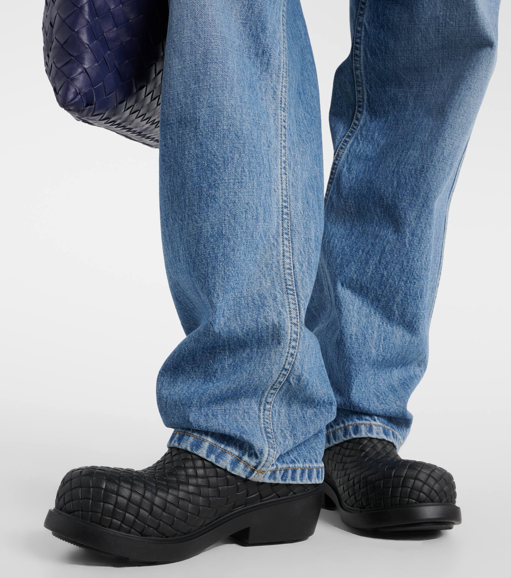Mid-rise cargo jeans - 5