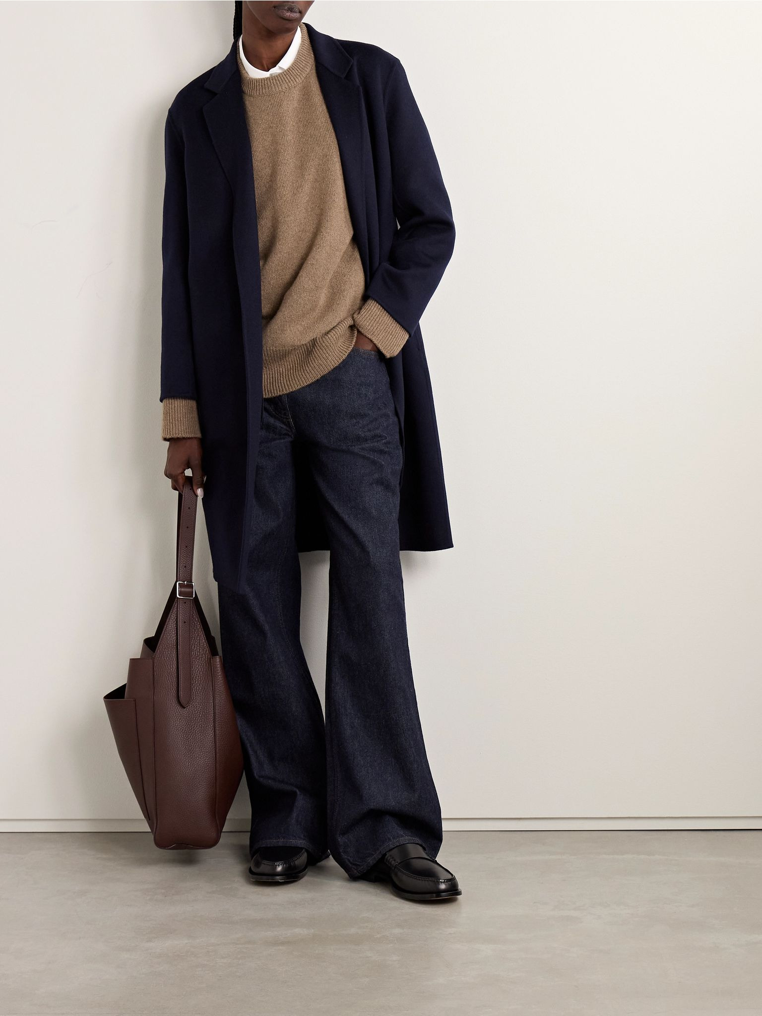 Fedra cashmere coat Navy - 2