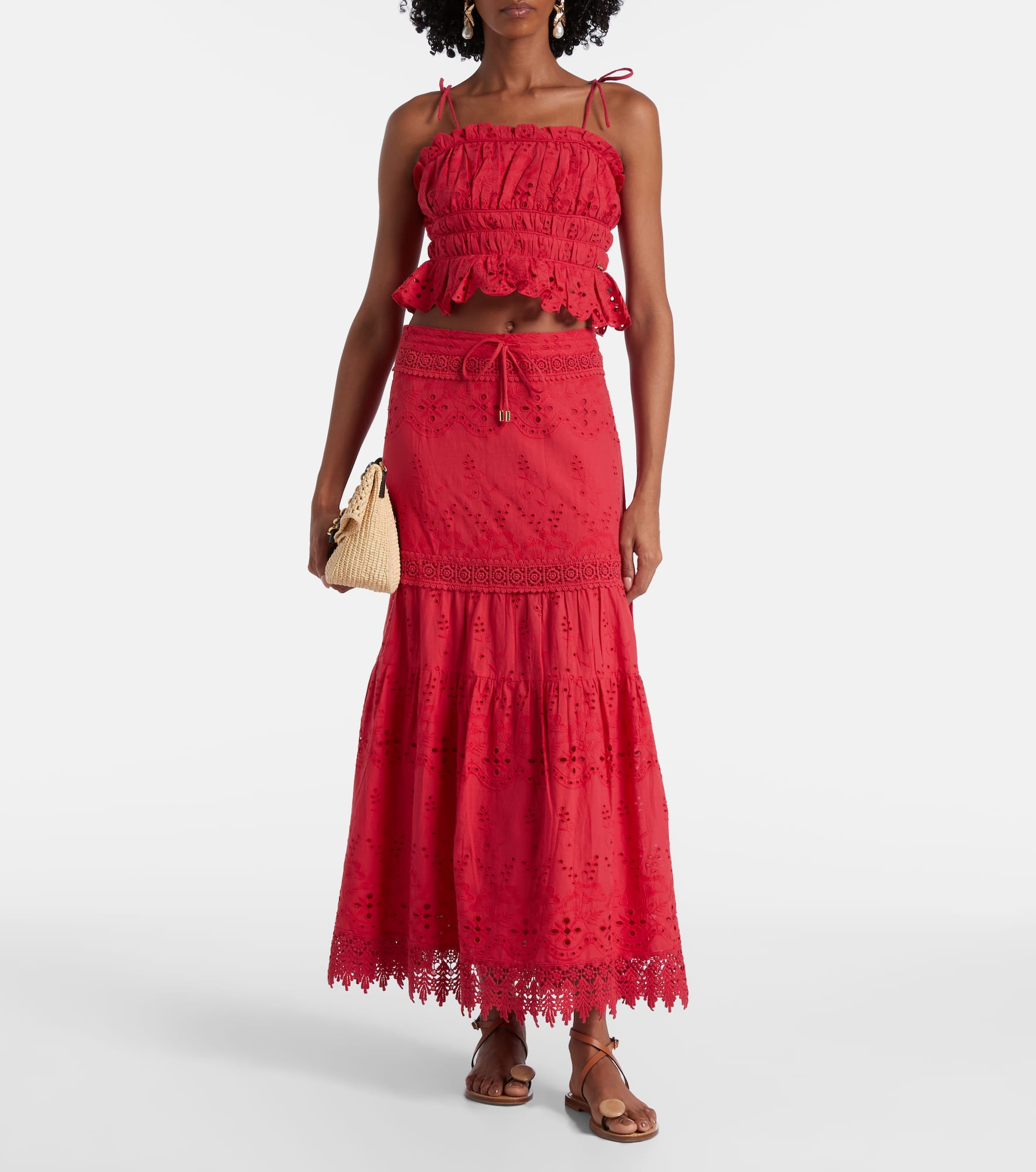 Alessia cotton maxi skirt - 2