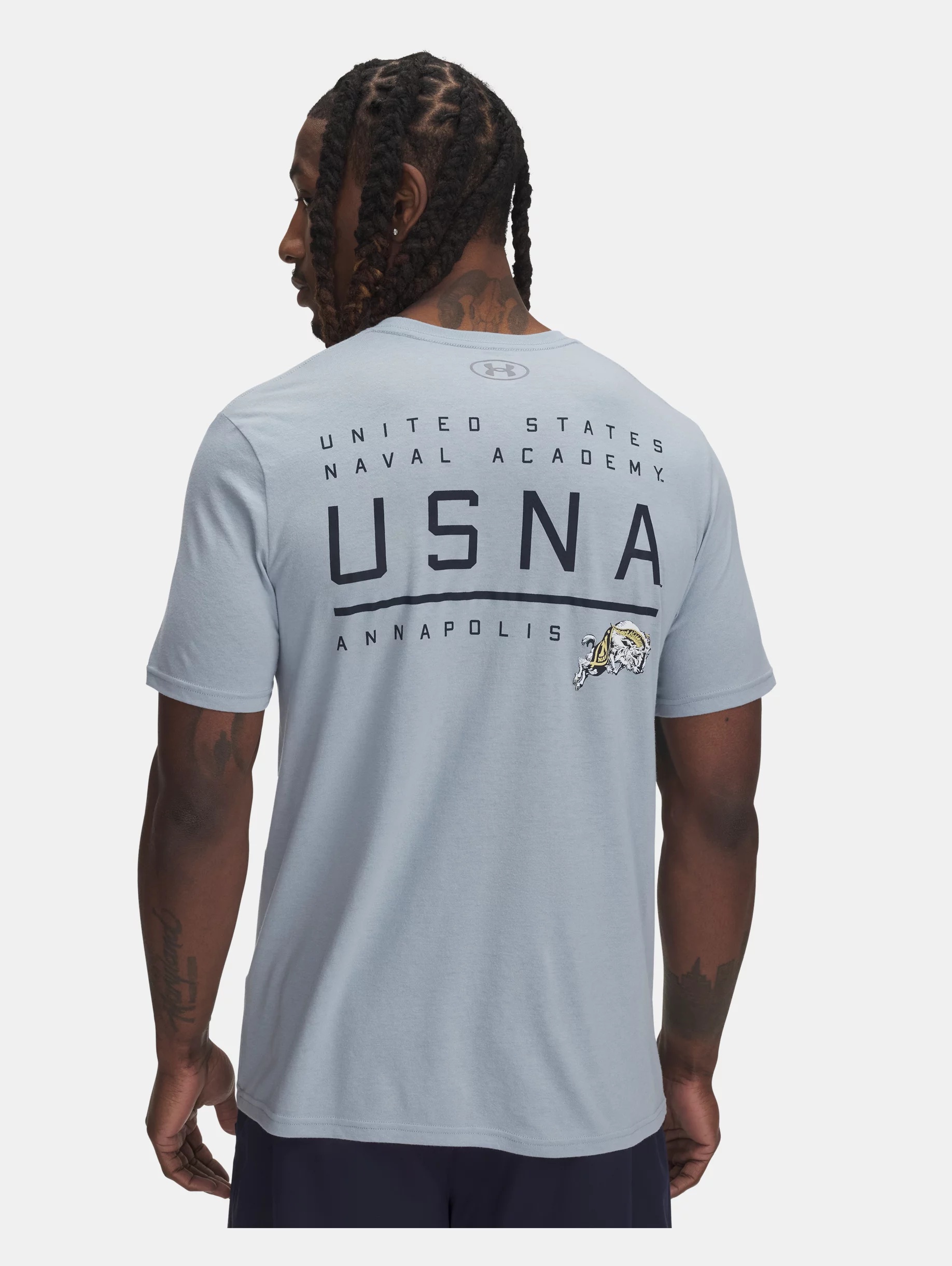 Men's UA Performance Cotton Collegiate Short Sleeve - 4