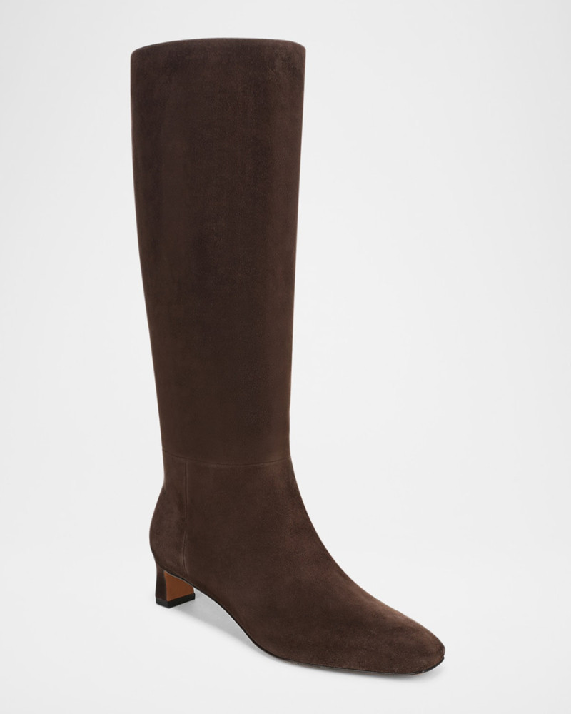 Vince Harlan Suede Knee-High Boots outlook