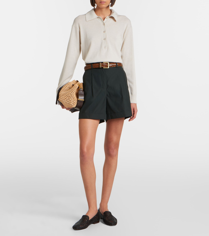 'S Max Mara Cotton poplin shorts outlook