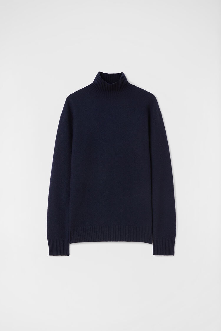 High-Neck Sweater - 1
