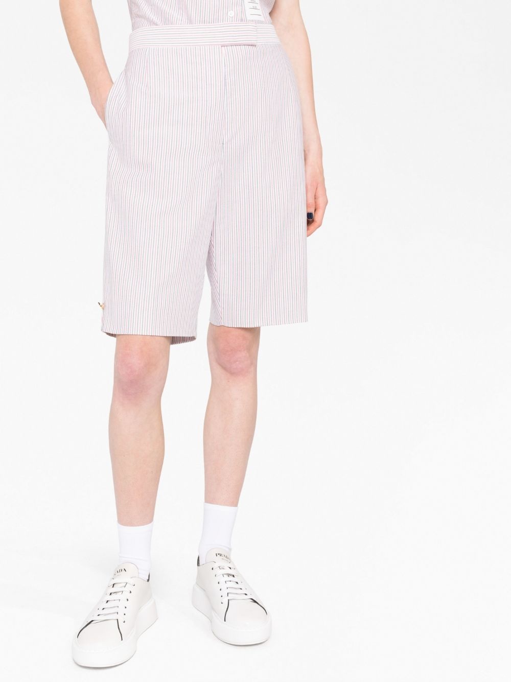 striped bermuda shorts - 5