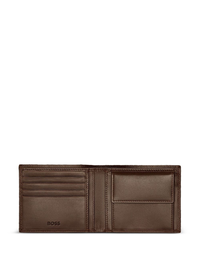logo-print leather wallet 4