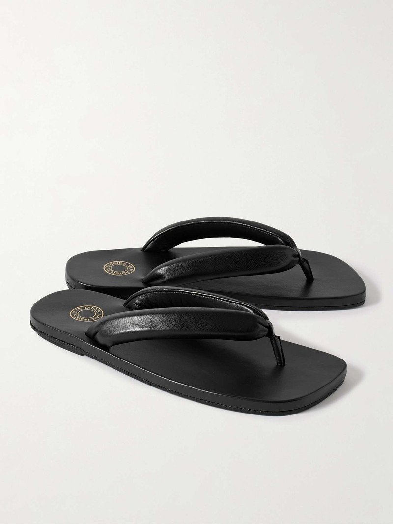 Padded Leather Flip Flops 4
