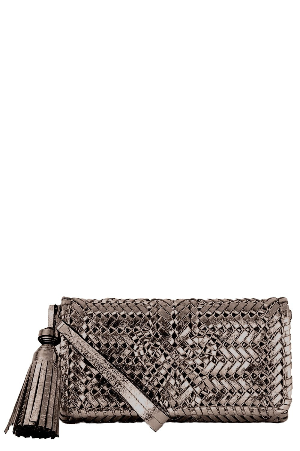 The Neeson Tassel Clutch - Smog - 1