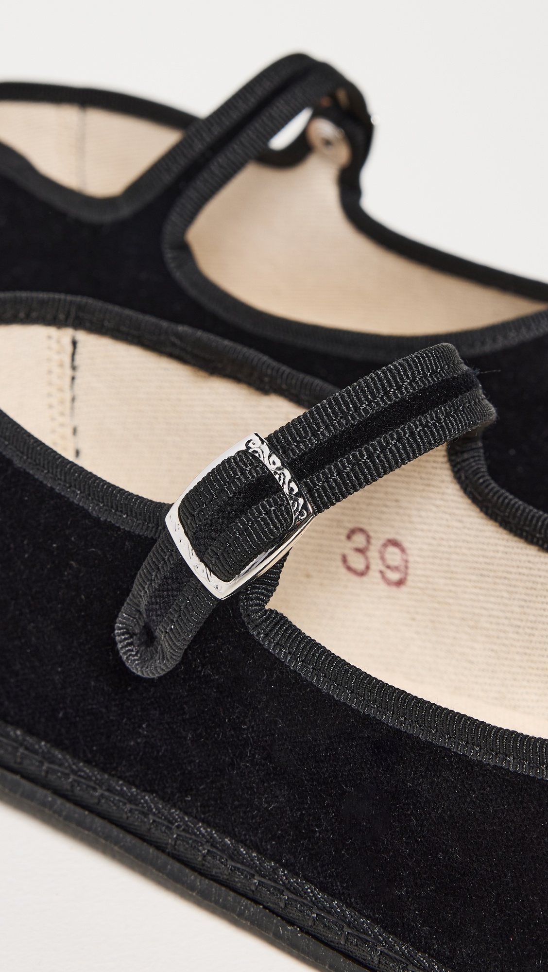 Mary Jane Nero Flats - 5