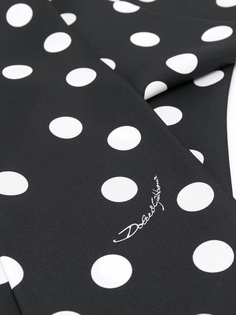 polka dot print stole - 3