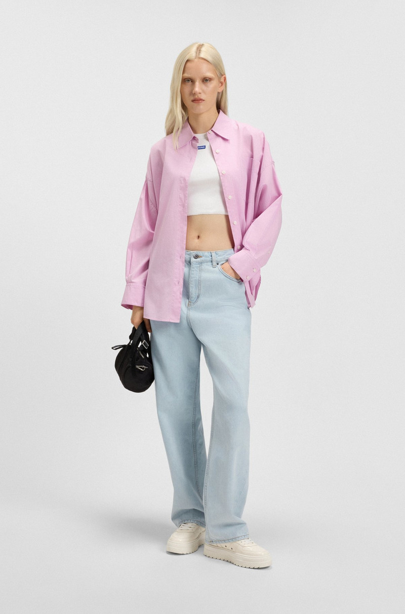 HUGO RELAXED-FIT JEANS IN BLUE DENIM outlook