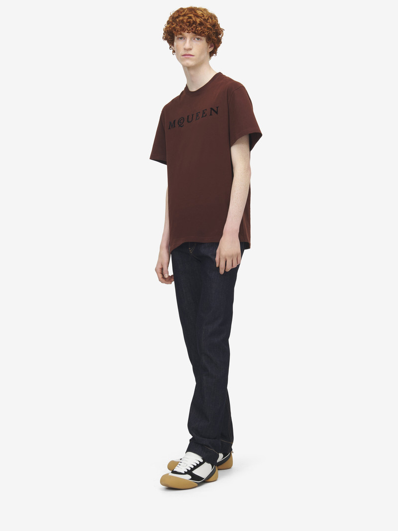 Flocked McQueen Logo T-shirt 4