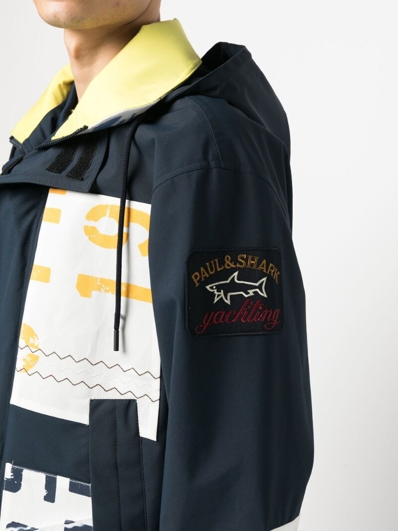 Sail the City Save the Sea patchwork jacket - 5