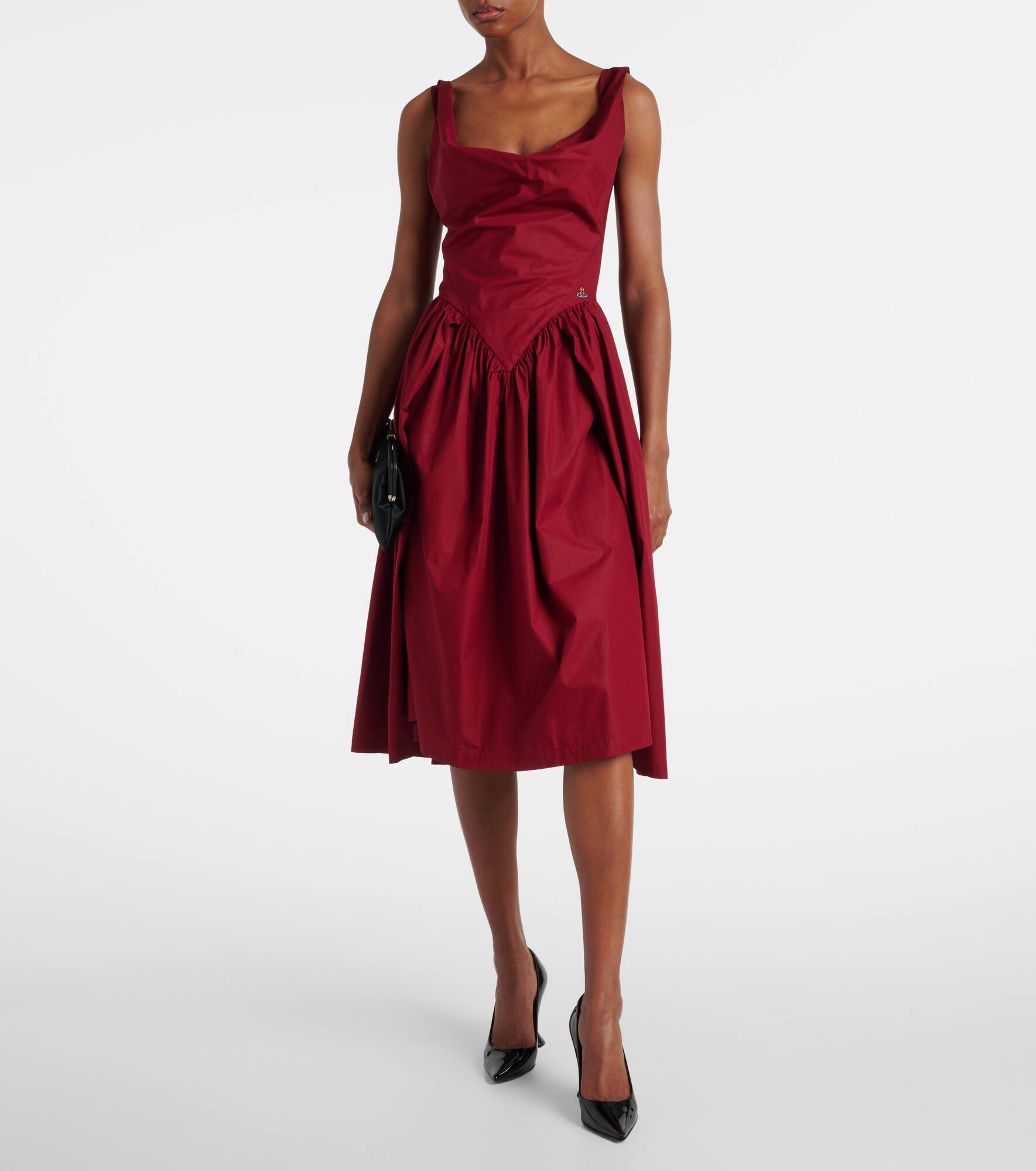 Sunday draped cotton bustier dress - 2