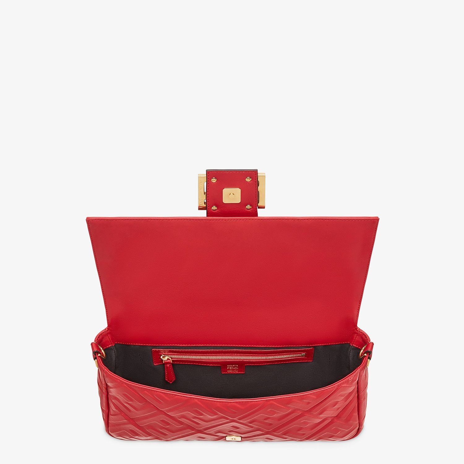 Red leather bag - 5