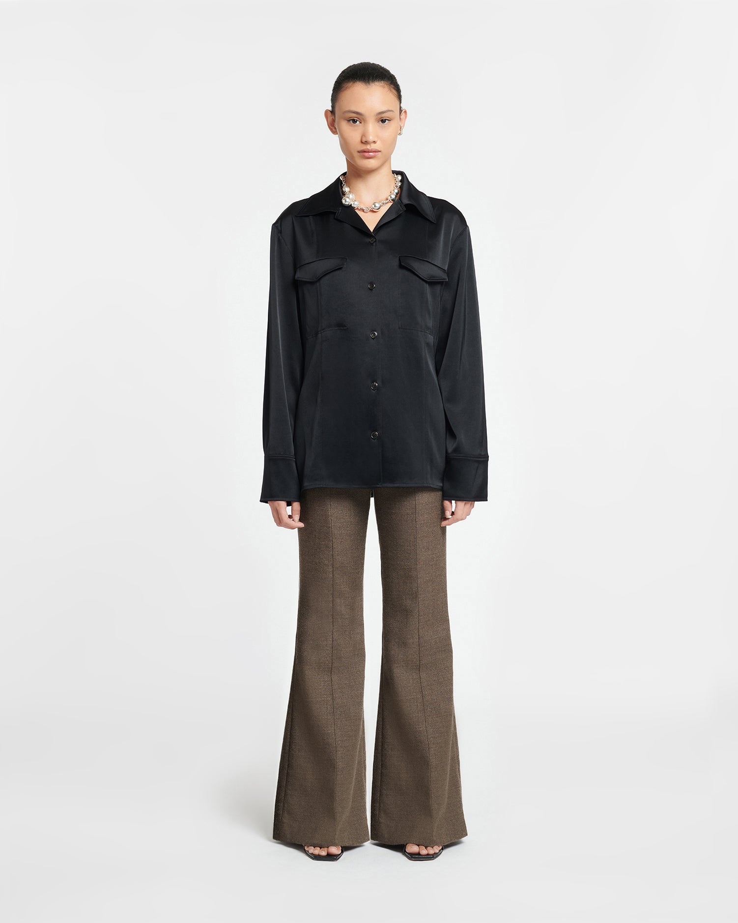 Slip Satin Shirt - 3