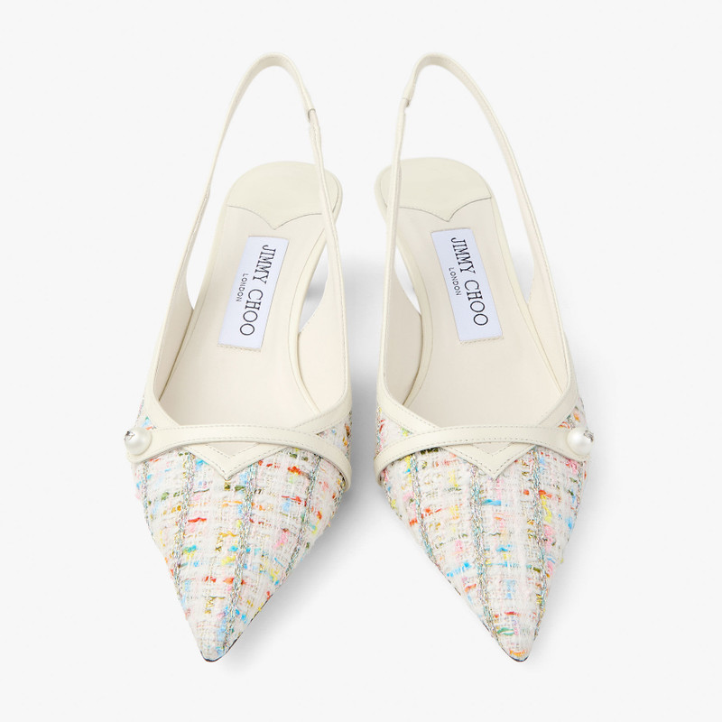 Amita 45 Yellow Buttermilk Patent Leather Pumps 5