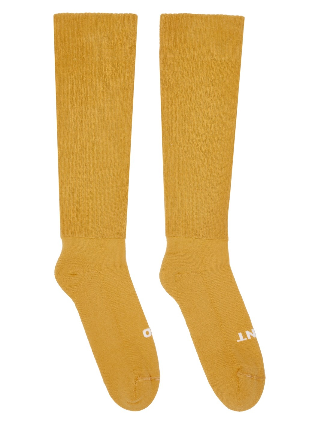 Yellow Mid-Calf Socks - 1