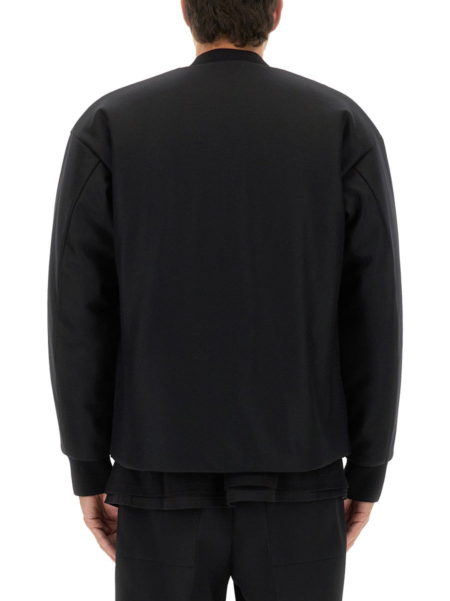 Jil Sander Men Wool Bomber. - 3