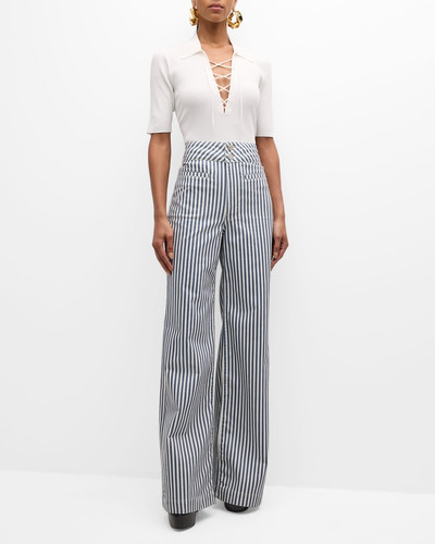 FRAME Stripe Tailored Trousers outlook