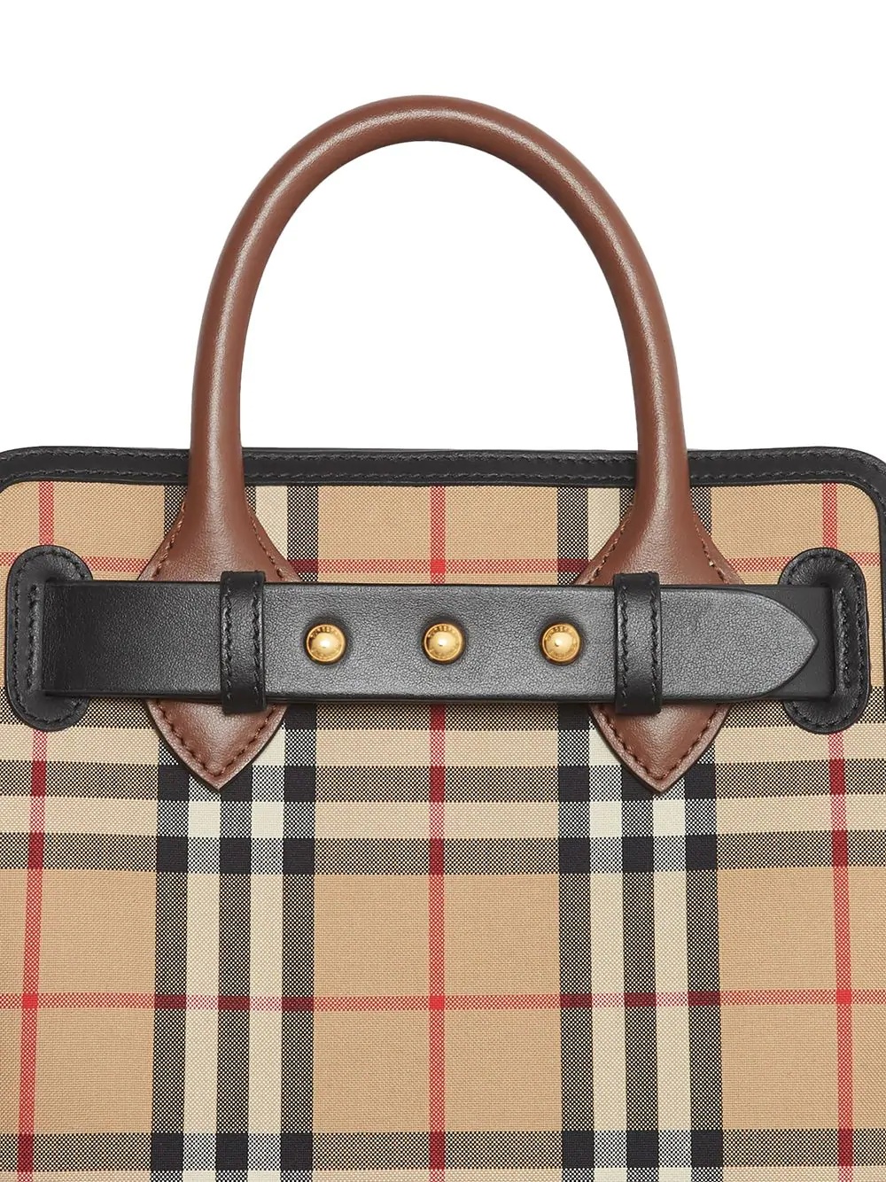 The Mini Vintage Check Triple Stud Belt Bag - 4