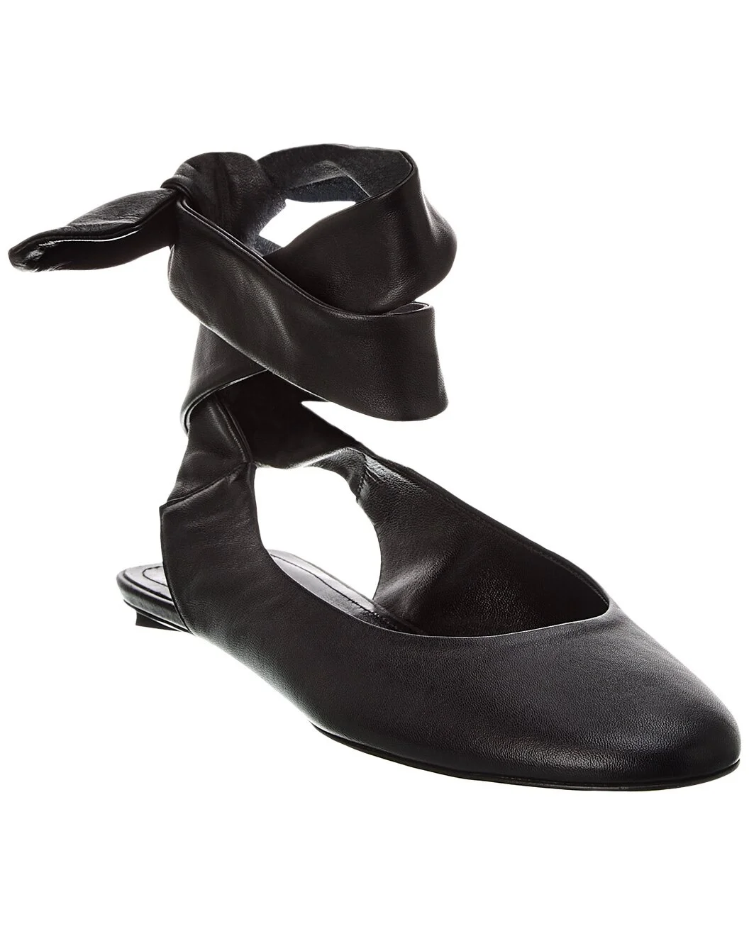 The Attico Cloe Leather Ballet Flat - 1