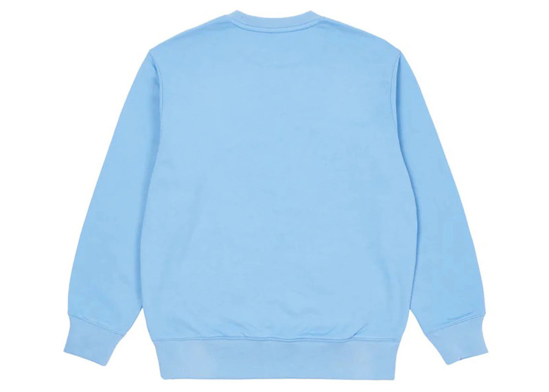 PALACE Palace Basically A Crew (SS23) Flexy Blue outlook