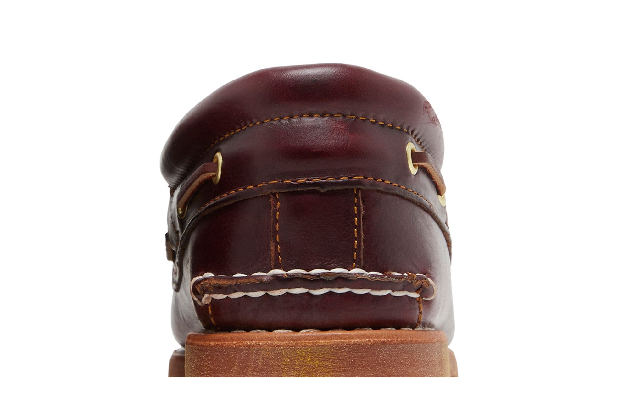 3-Eye Lug Handsewn Boat 'Brown' - 7