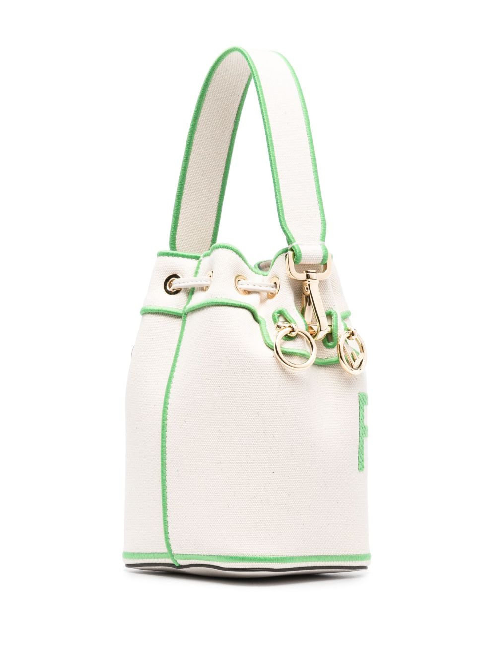 Mon Tresor canvas bucket bag - 4