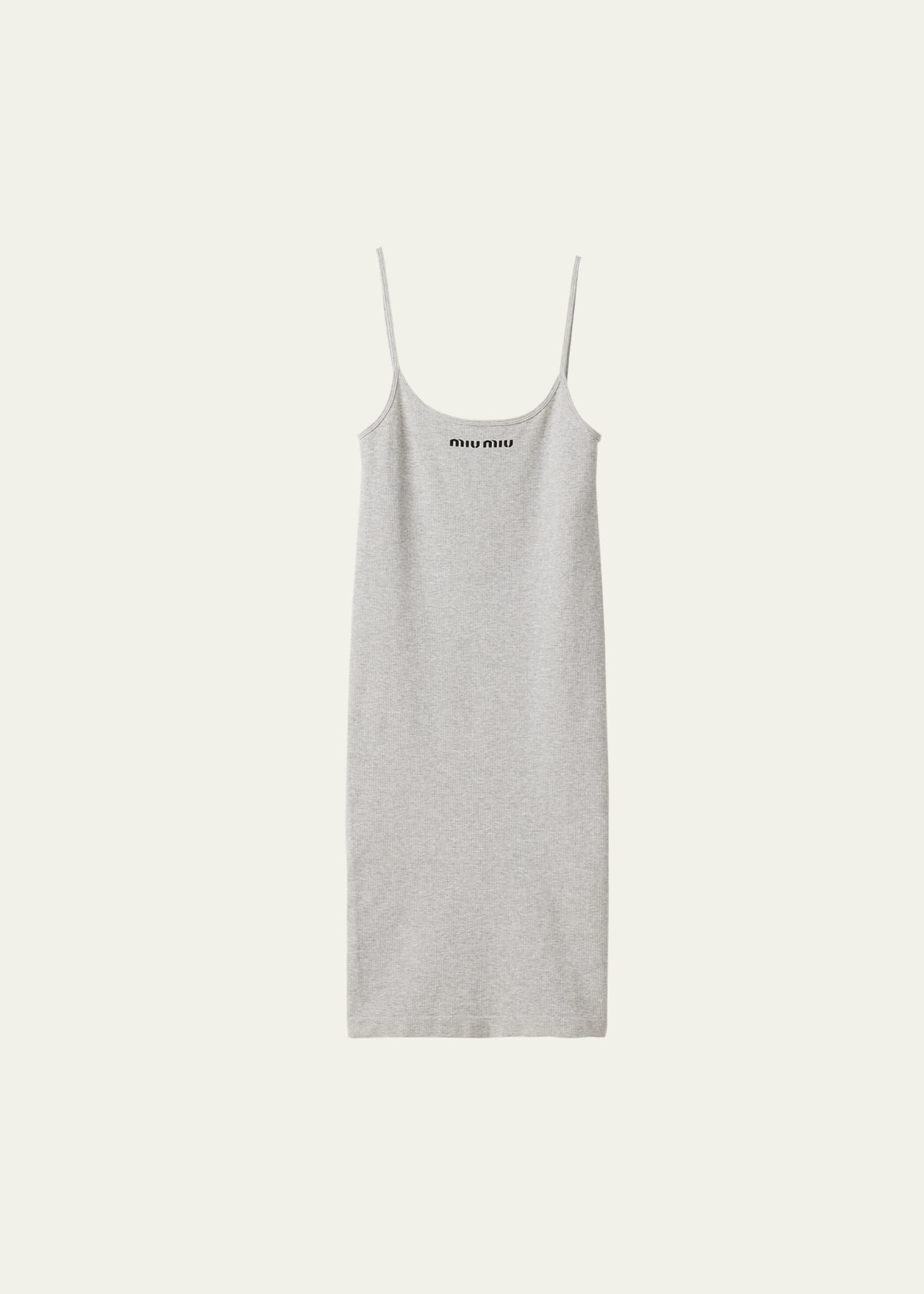 Knee Length Tank Top Dress - 1