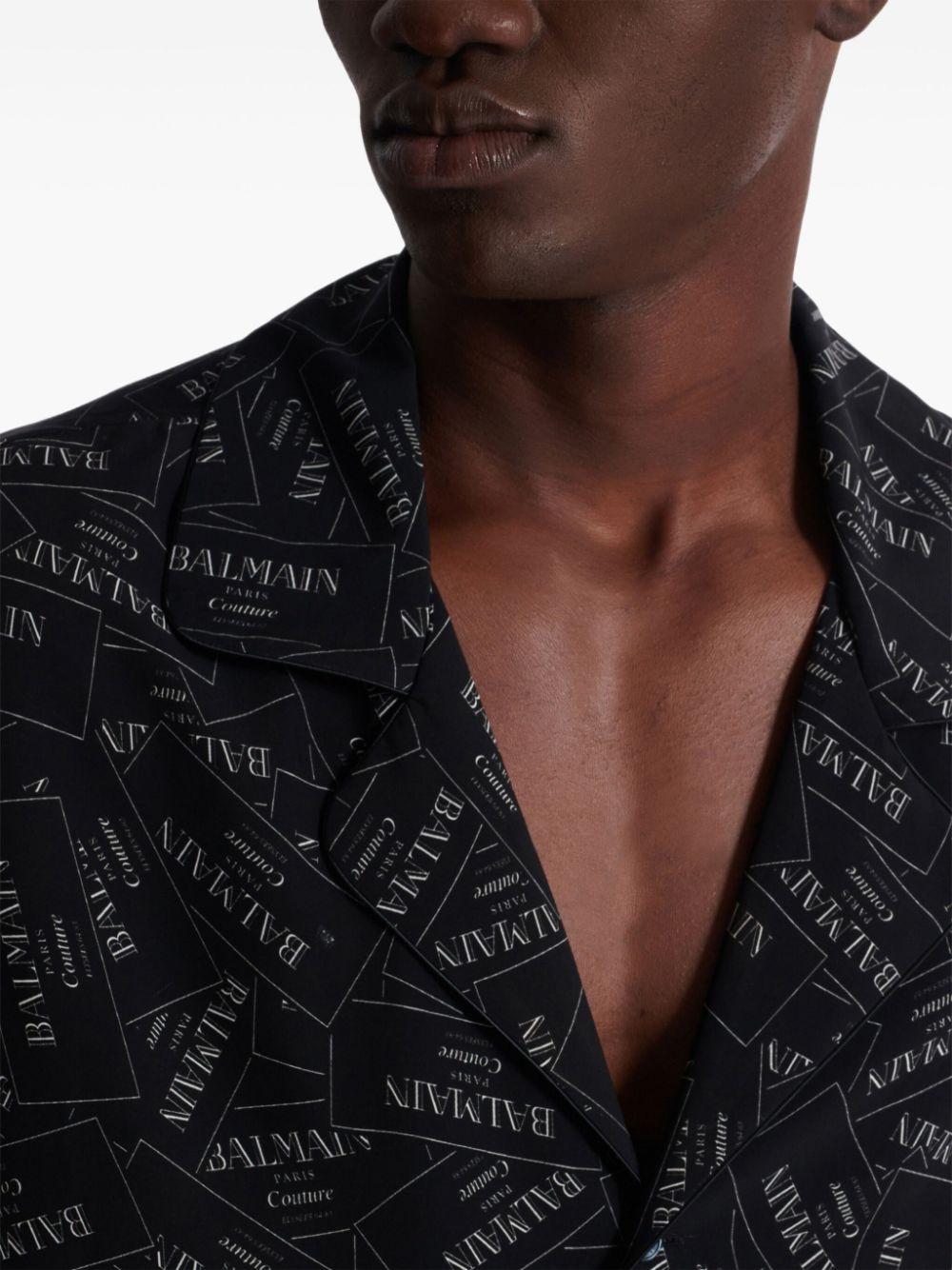 logo-print shirt - 6