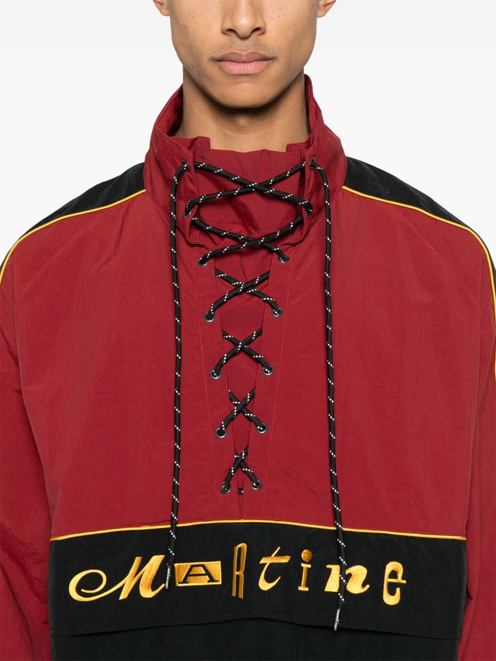 lace-up windbreaker - 5