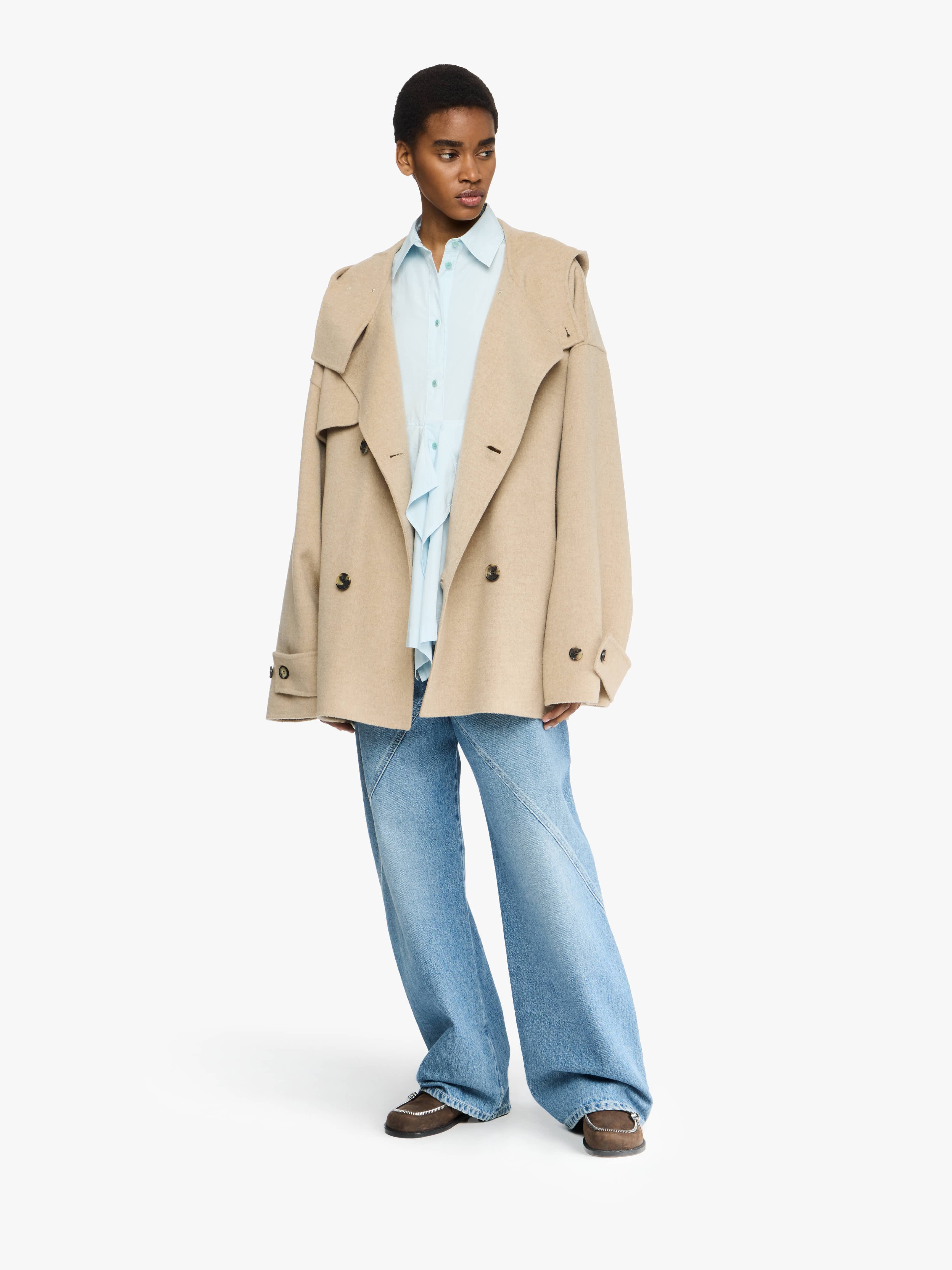 OVERSIZED PEACOAT - 2