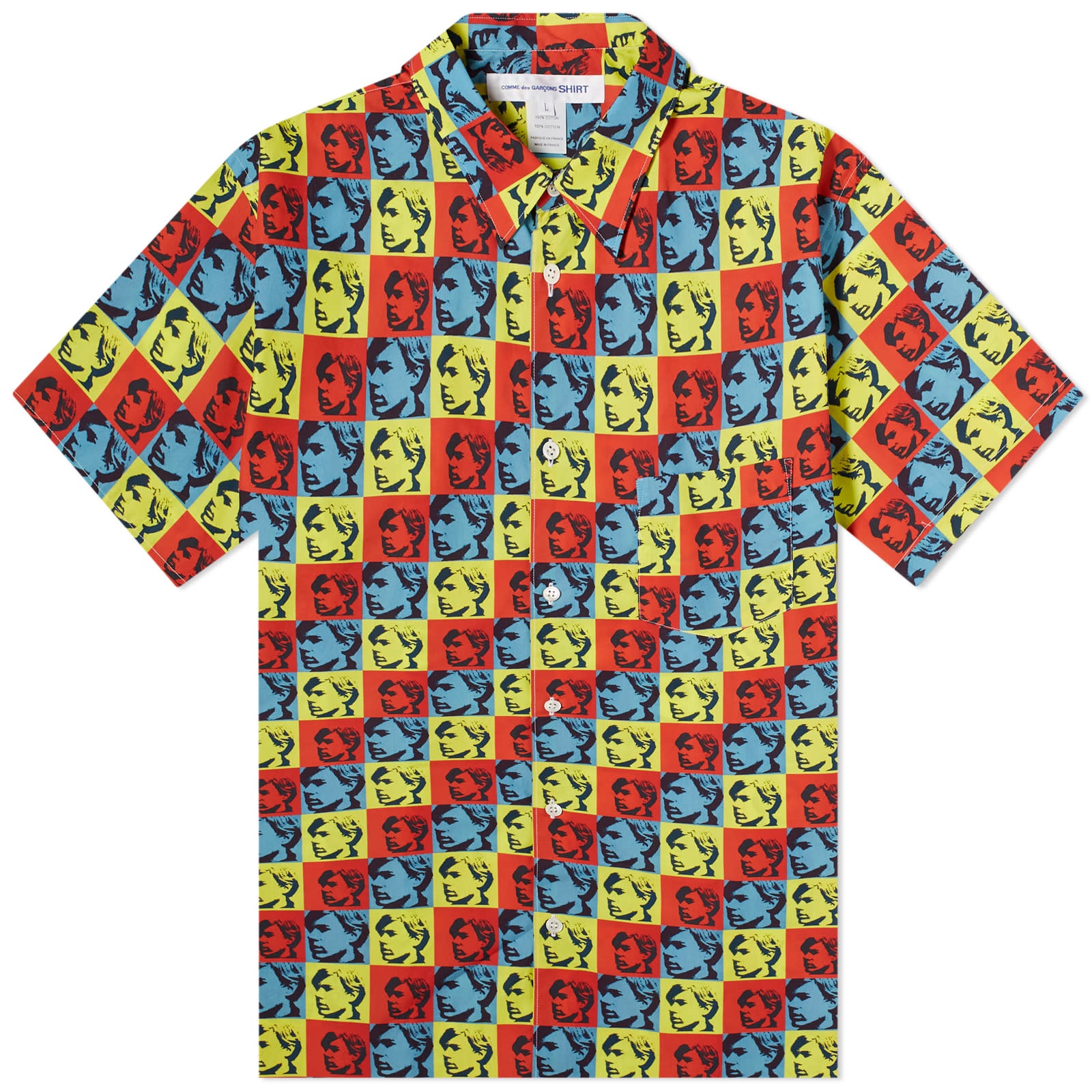 Comme des Garçons SHIRT x Andy Warhol Short Sleeve Shirt - 1