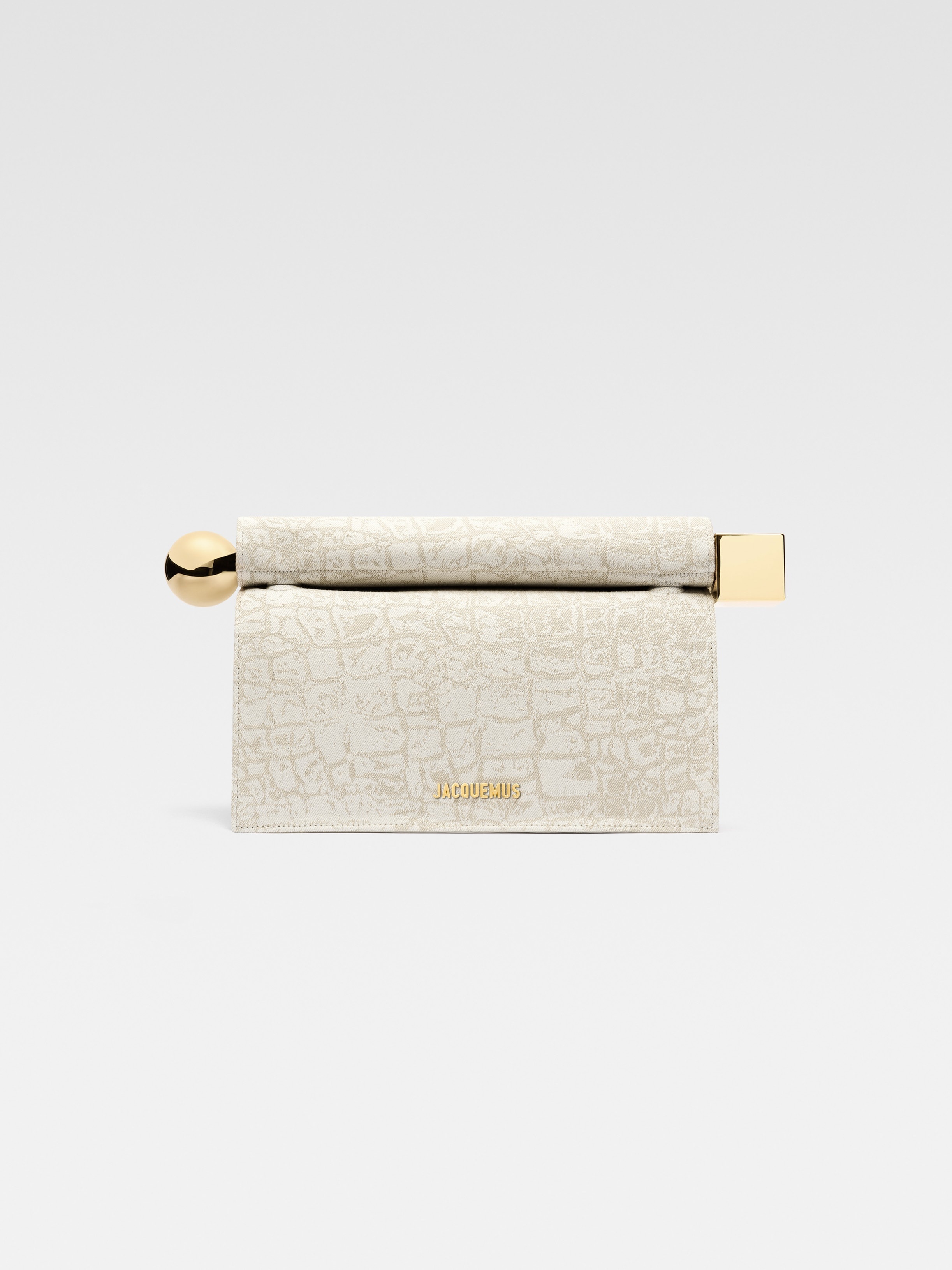JACQUEMUS The Rond Carré clutch | REVERSIBLE