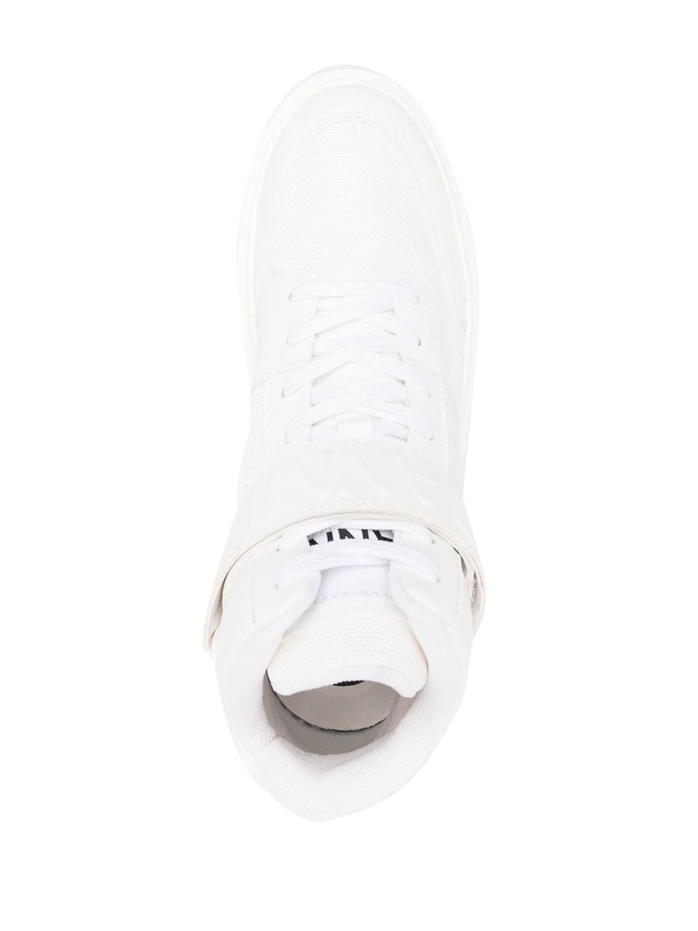 スニーカー Ganni Touch-Strap High-Top Sneakers GANNI touch-strap high-top sneakers | REVERSIBLE