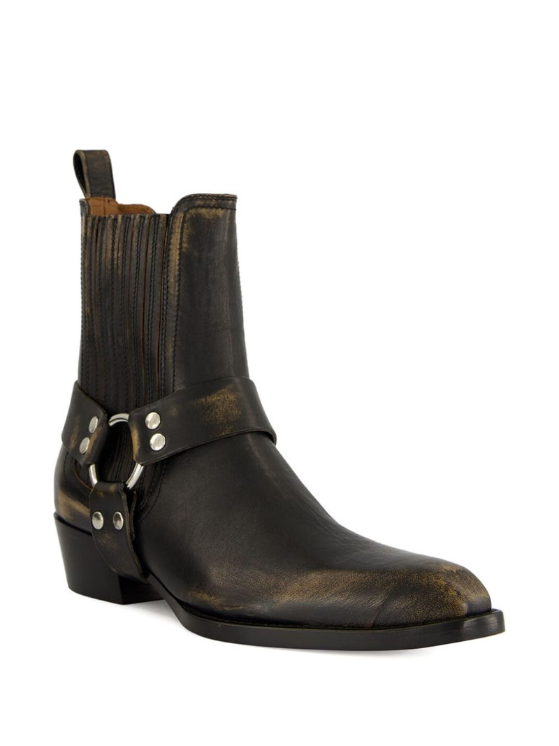 PARIS TEXAS 35mm Helena strap-detail ankle boots outlook