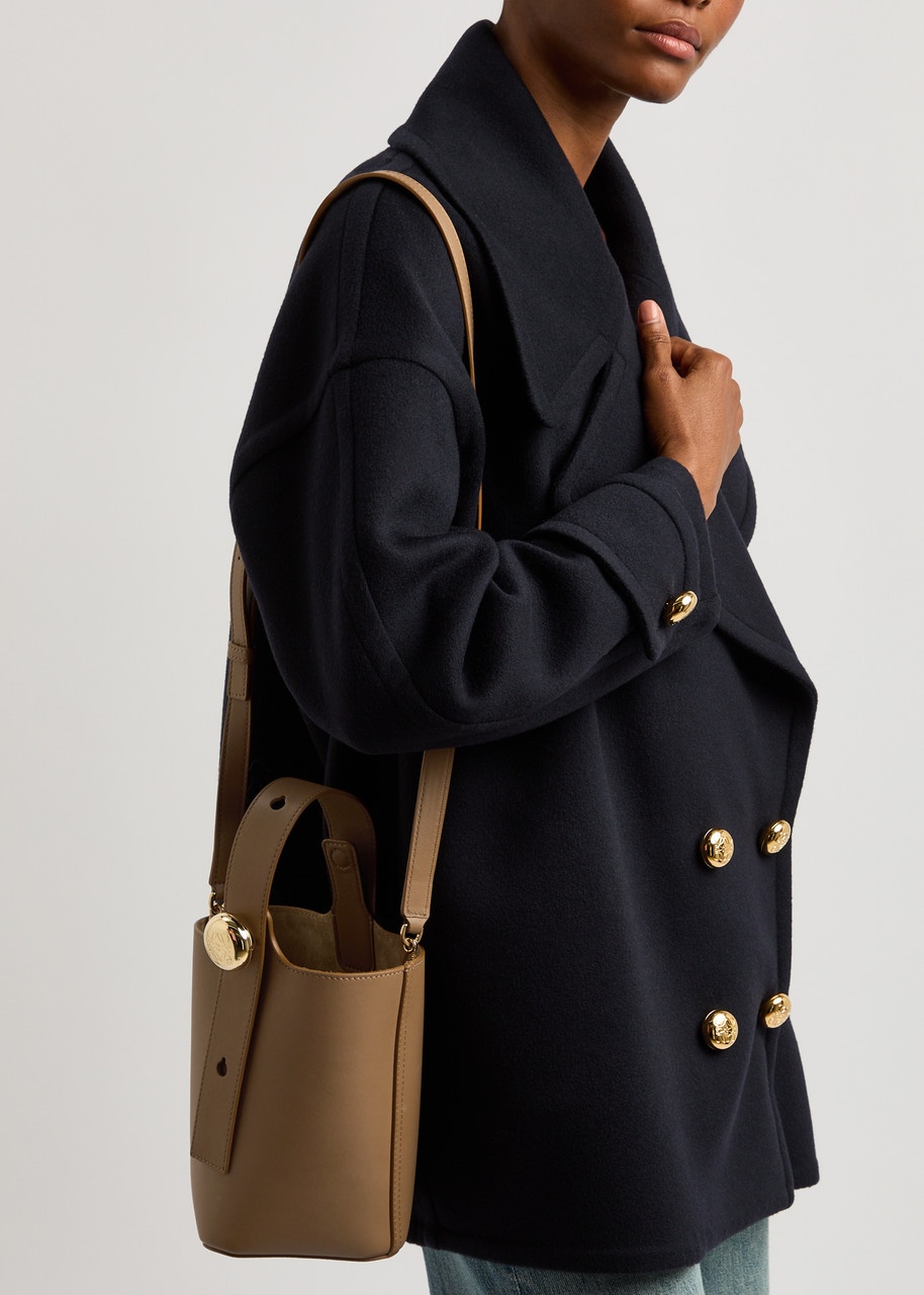 Loewe Pebble Mini Leather Bucket bag - 6