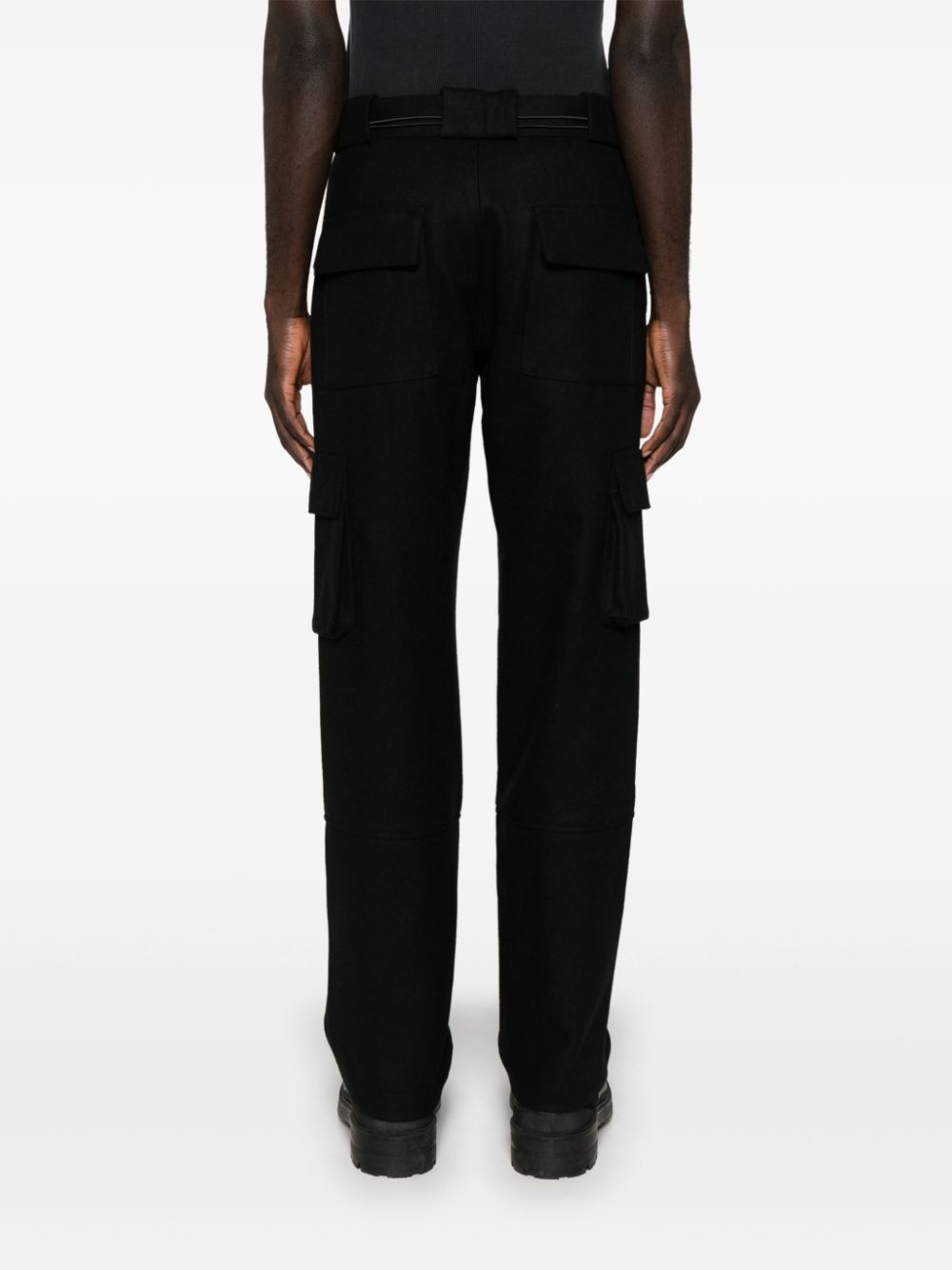 drawstring cargo pants - 4