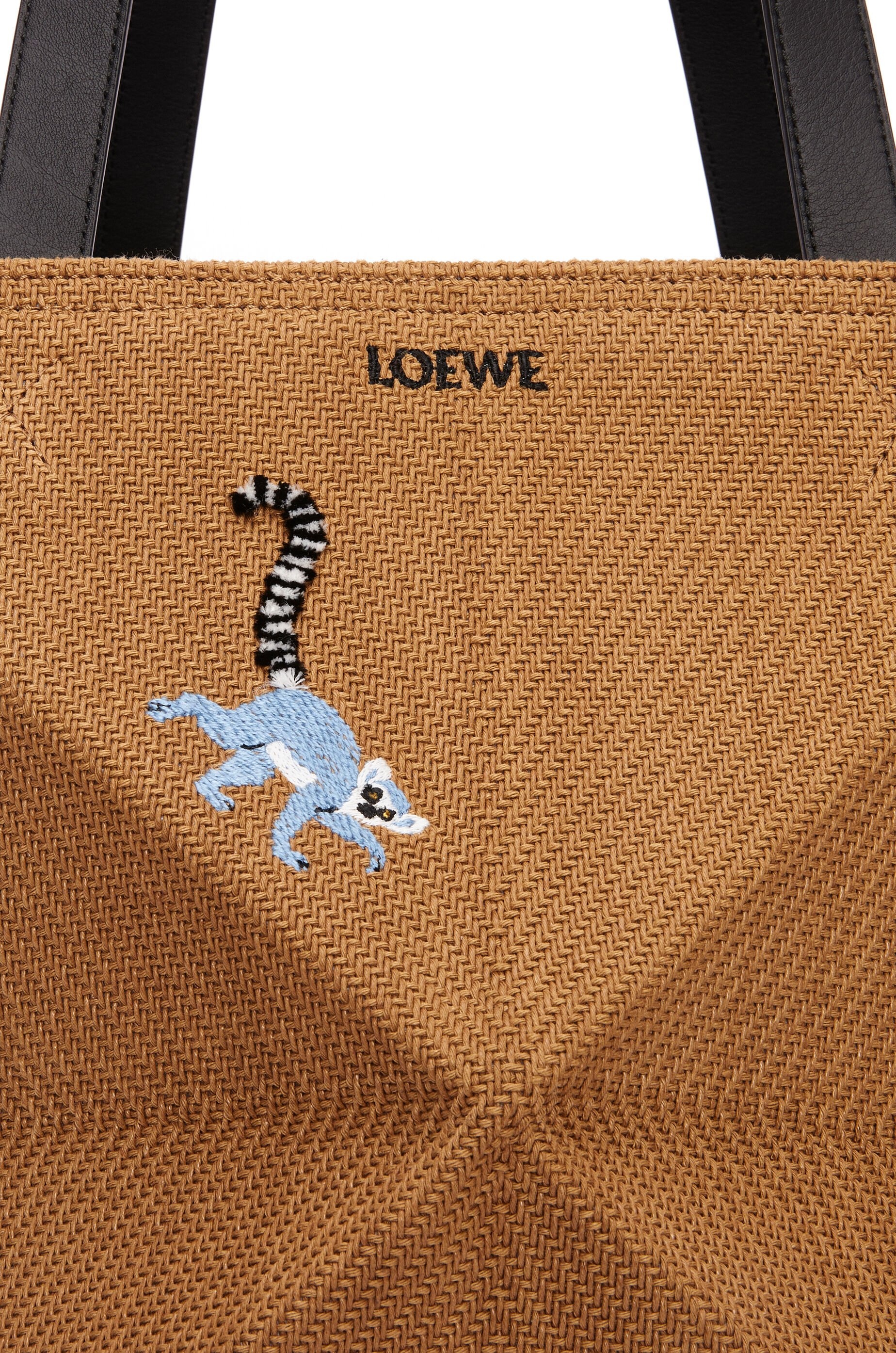 Lemur XL Puzzle Fold Tote in jacquard - 7