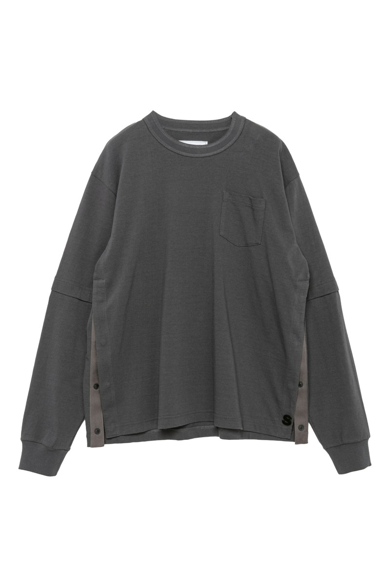 sacai s Cotton Jersey L/S T-Shirt outlook