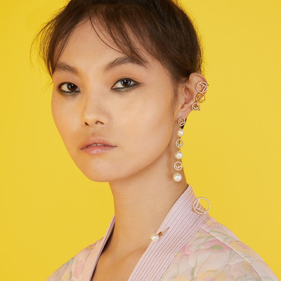 FENDI Gold-color earring outlook