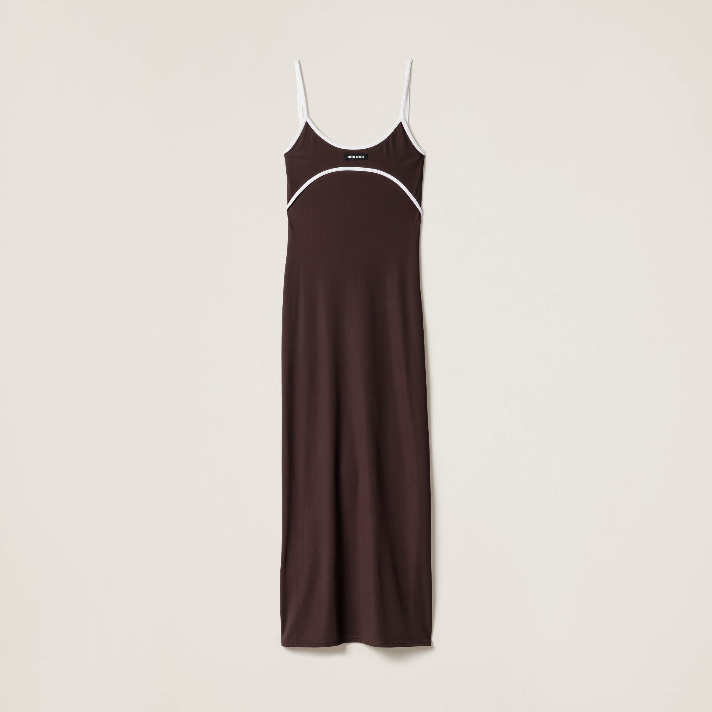 Stretch jersey midi-dress - 1