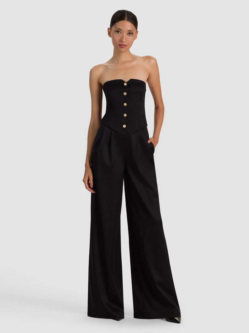 KELCEY STRAPLESS WOOL JUMPSUIT 2
