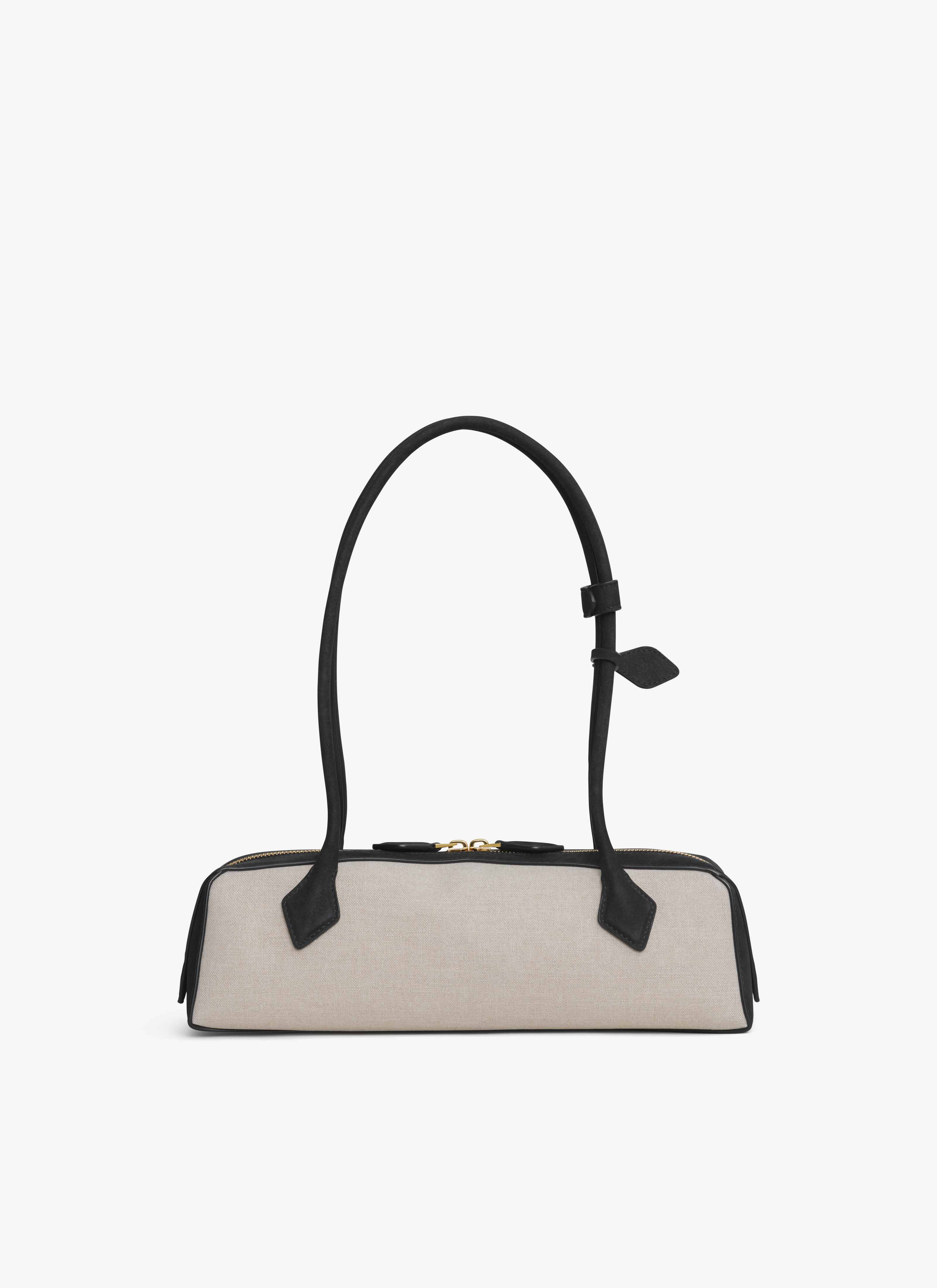 LE TECKEL MEDIUM BAG IN CANVAS AND NUBUCK - 4