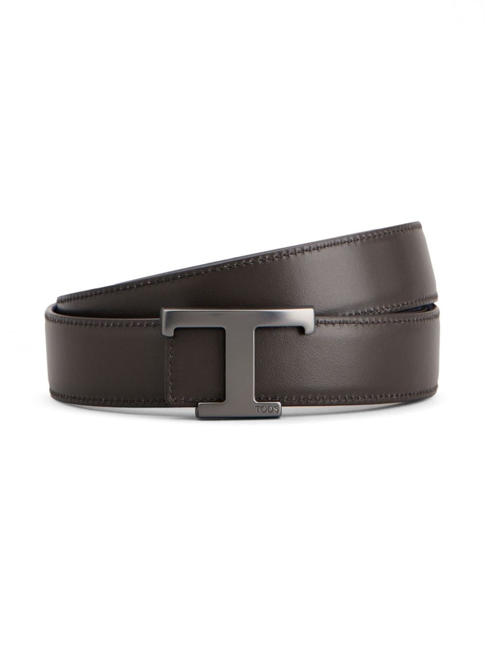 New T leather reversible belt - 3